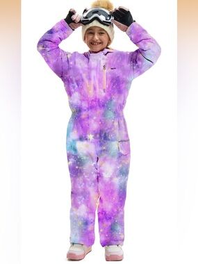 One Piece Kids Ski Suits Snowboarding Waterproof 4-5/ 959-C